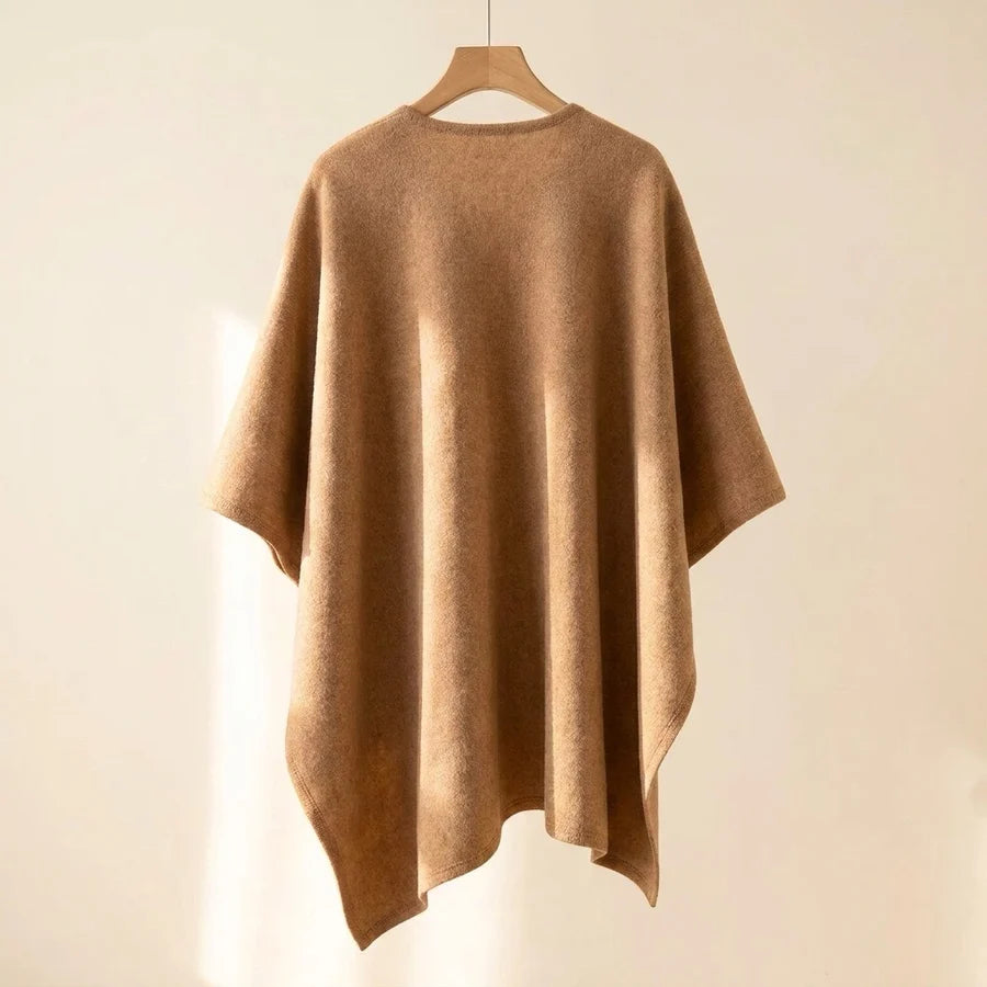 Lovelle Poncho – Höyhenenkevyt poncho puuvillatwilliä