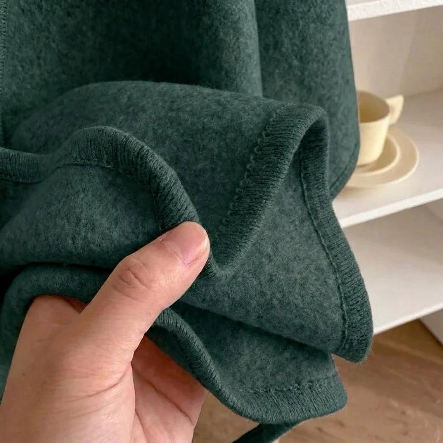 Lovelle Poncho – Höyhenenkevyt poncho puuvillatwilliä