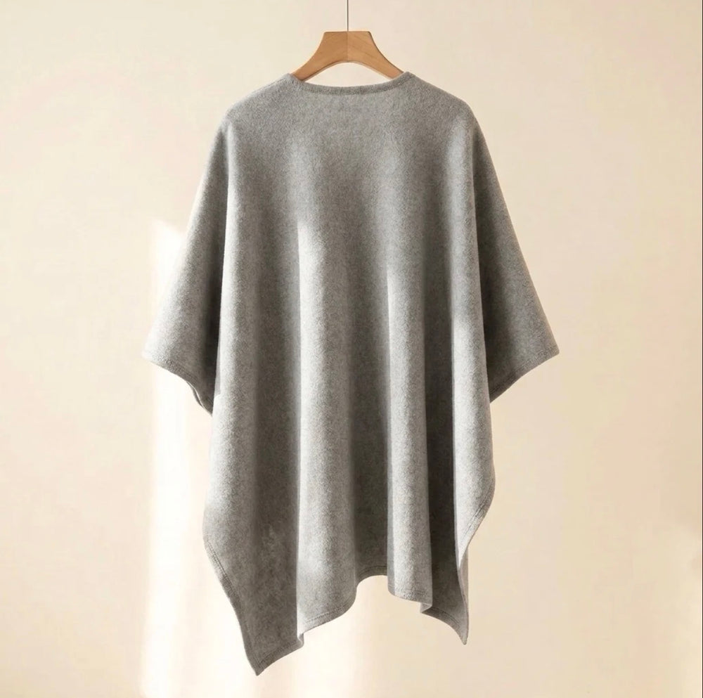 Lovelle Poncho – Höyhenenkevyt poncho puuvillatwilliä