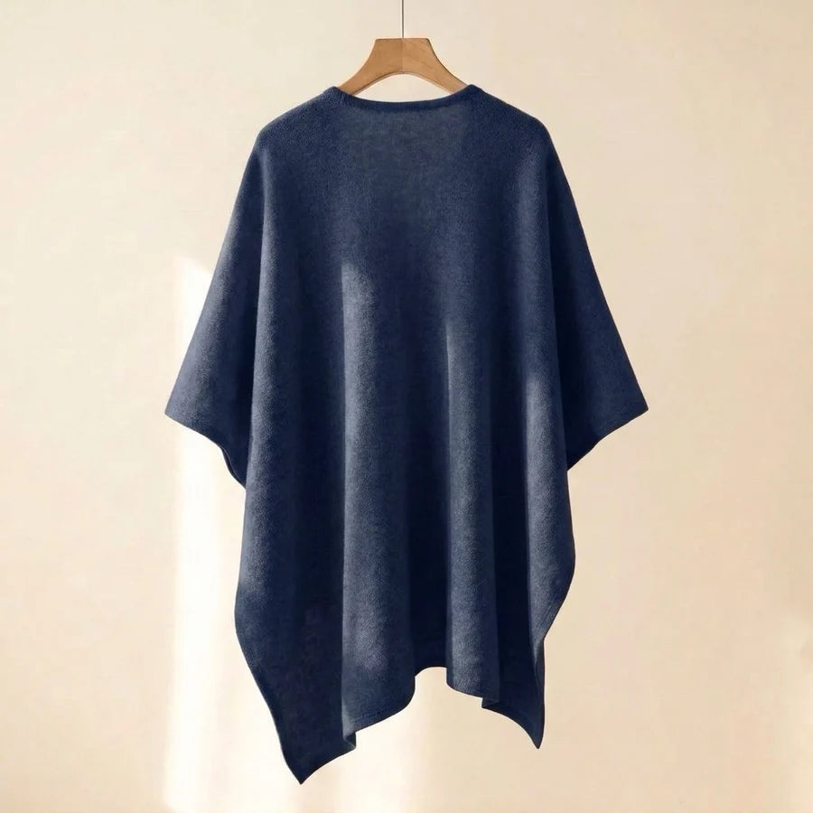 Lovelle Poncho – Höyhenenkevyt poncho puuvillatwilliä