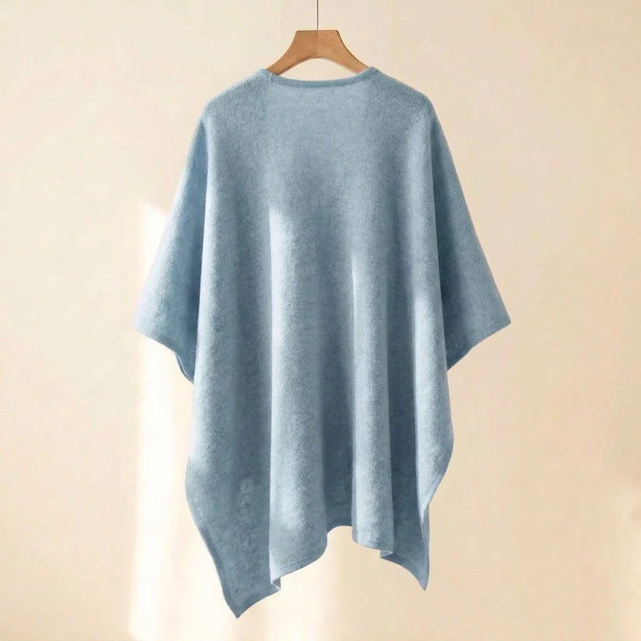 Lovelle Poncho – Höyhenenkevyt poncho puuvillatwilliä