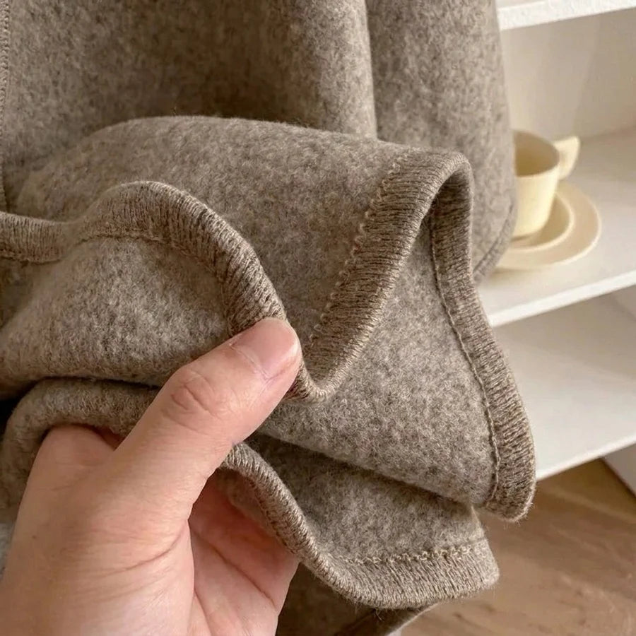 Lovelle Poncho – Höyhenenkevyt poncho puuvillatwilliä