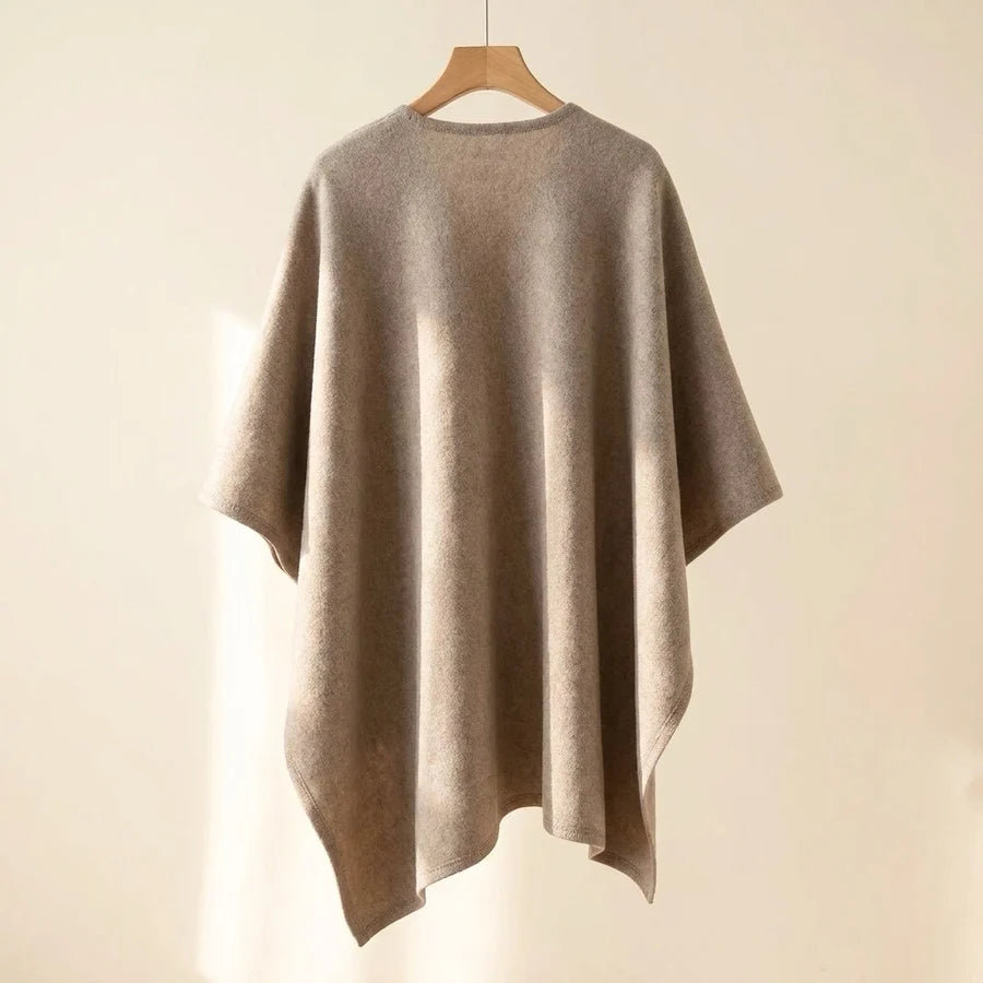 Lovelle Poncho – Höyhenenkevyt poncho puuvillatwilliä
