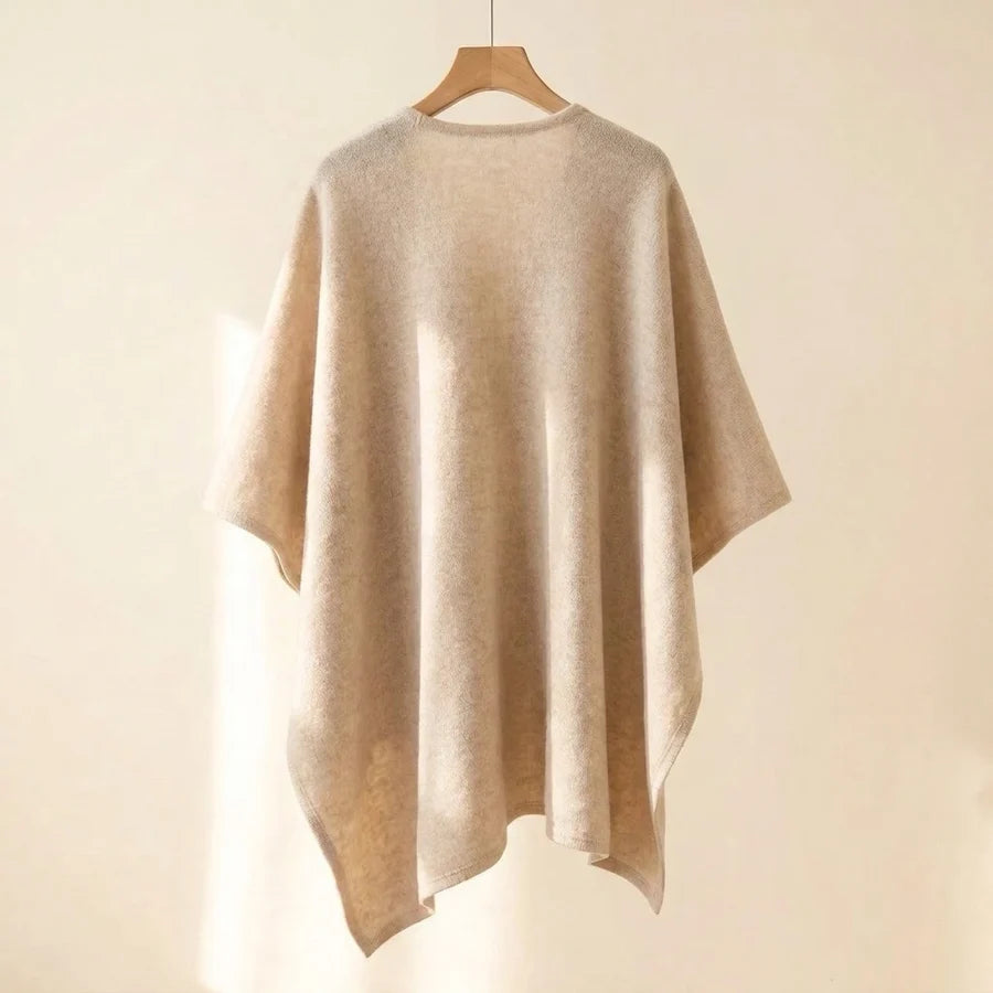 Lovelle Poncho – Höyhenenkevyt poncho puuvillatwilliä