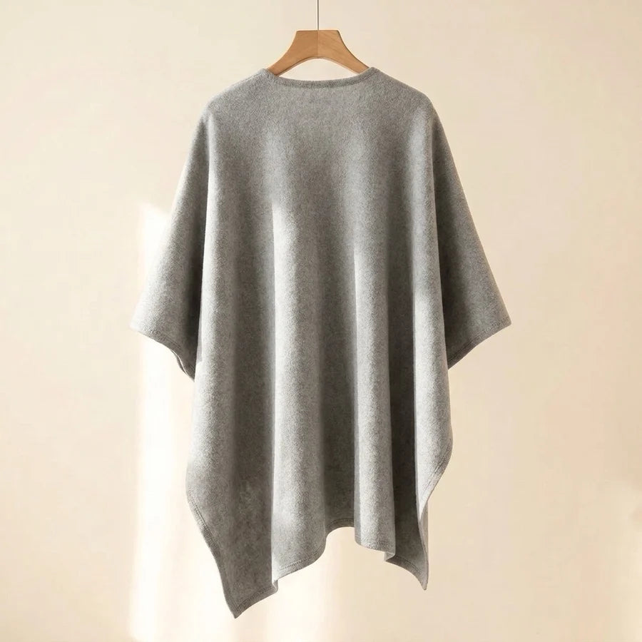Lovelle Poncho – Höyhenenkevyt poncho puuvillatwilliä