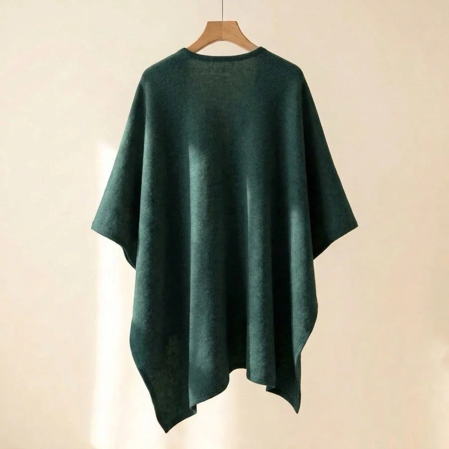 Lovelle Poncho – Höyhenenkevyt poncho puuvillatwilliä