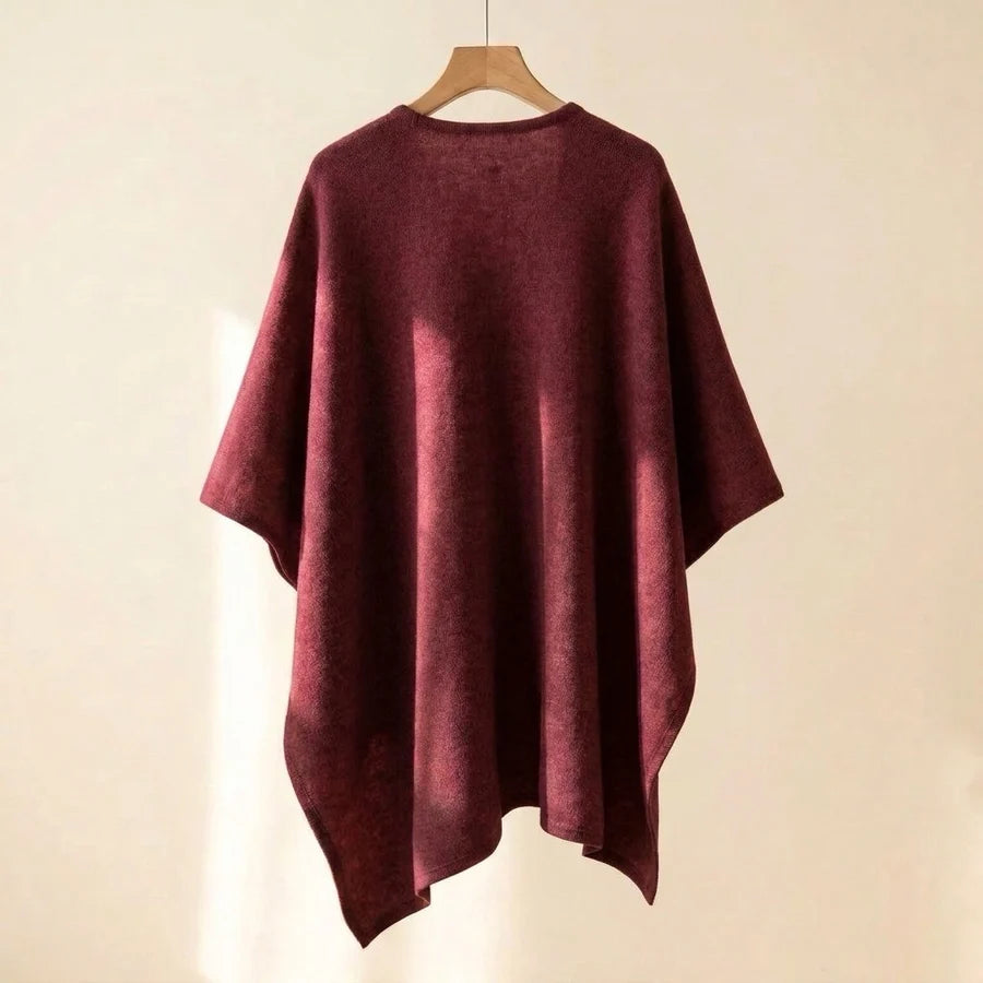Lovelle Poncho – Höyhenenkevyt poncho puuvillatwilliä